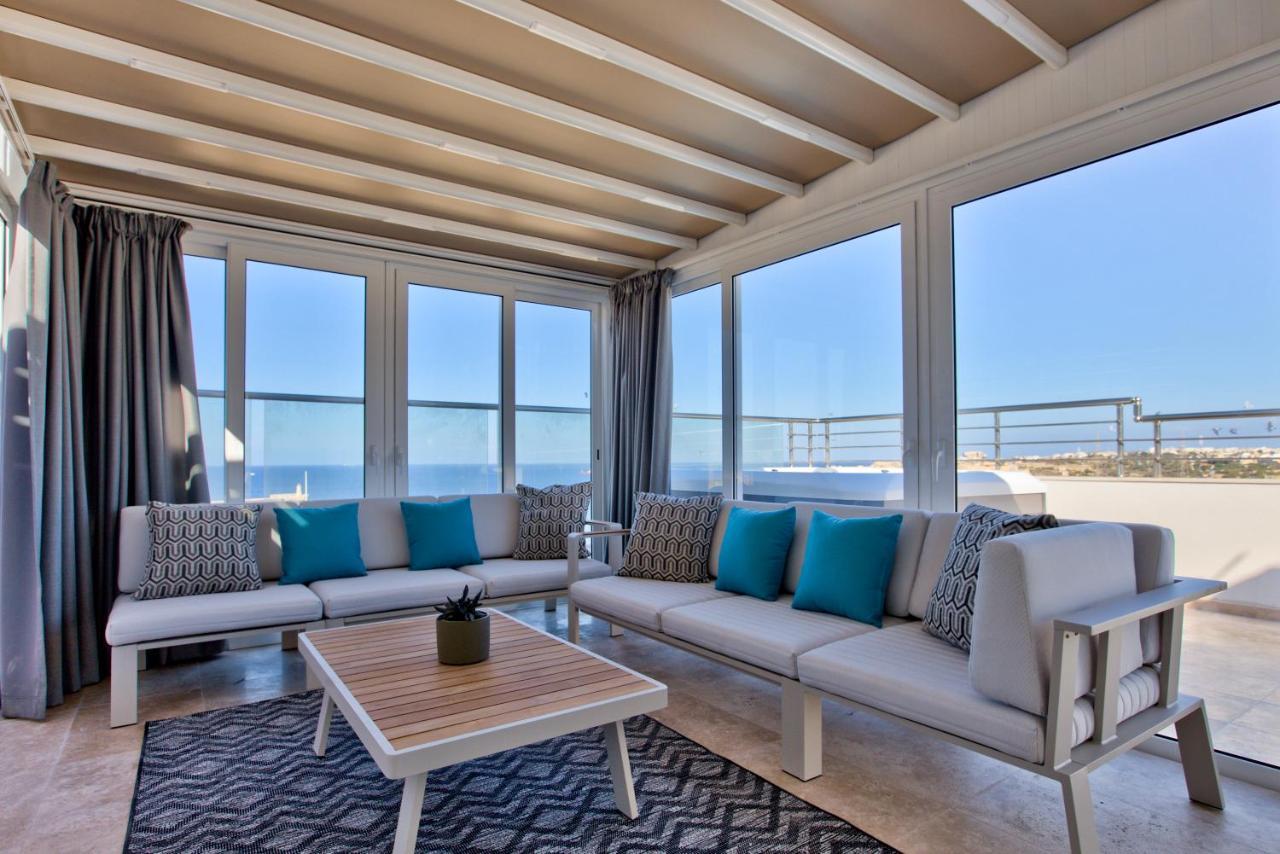 Valletta Luxury 4-Bedroom Duplex With Stunning Sea Views Private Terrace And Jacuzzi المظهر الخارجي الصورة